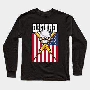 Electrified : Tesla EV : Electric Engineer Long Sleeve T-Shirt